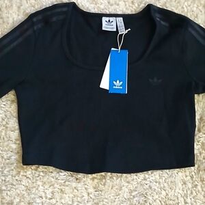 Adidas Black Crop Top